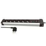 ZAPATILLA ALARGADOR BLINDADA DE 6 TOMAS