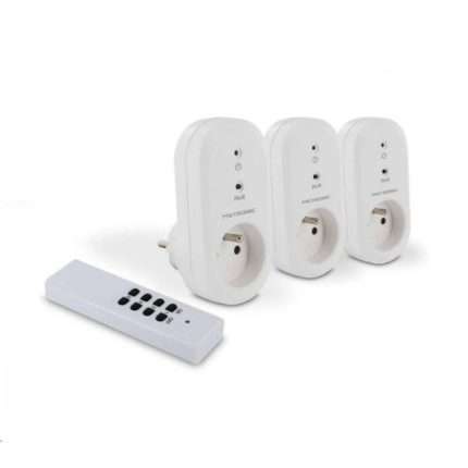 PACK 3 X ENCHUFES CON CONTROL REMOTO