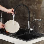 Grifo de 3 vías flexible Beige - Imagen 3