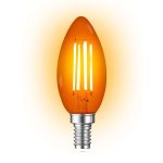 Ampolleta naranja sin luz azul - SUNSET CANDLE - Imagen 2