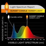 Ampolleta naranja sin luz azul - SUNSET CANDLE - Imagen 3