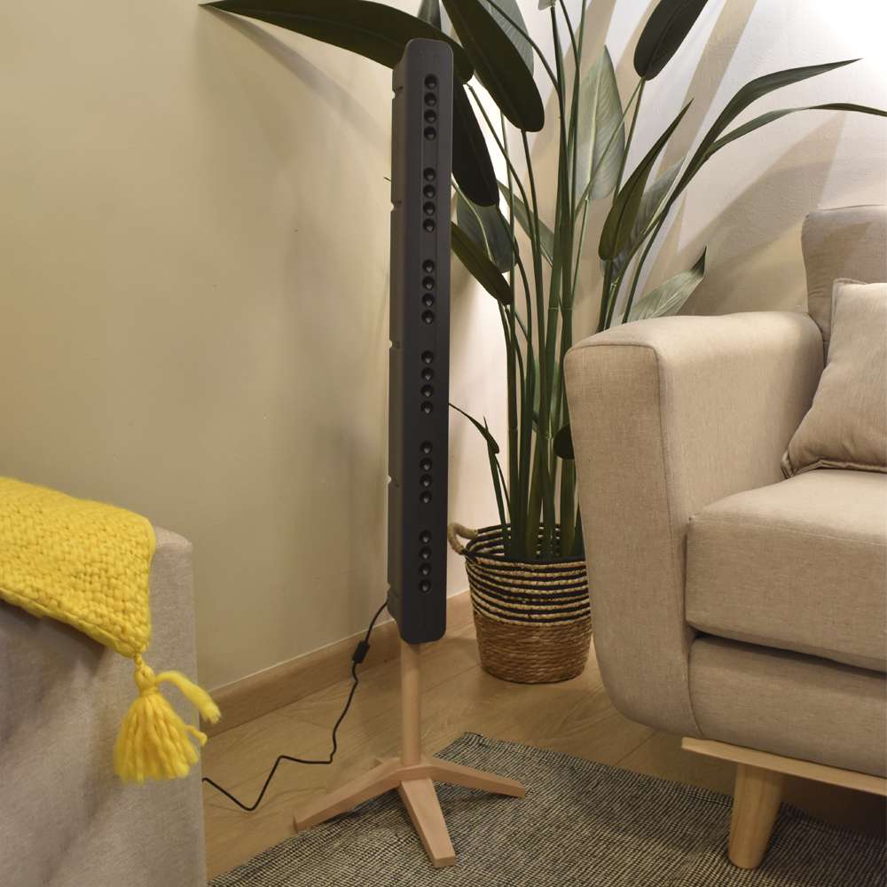 portada teq 450 gris oscuro TEQOYA 450 PURIFICADOR DE AIRE PARA INTERIOR GRIS OSCURO - Imagen 1